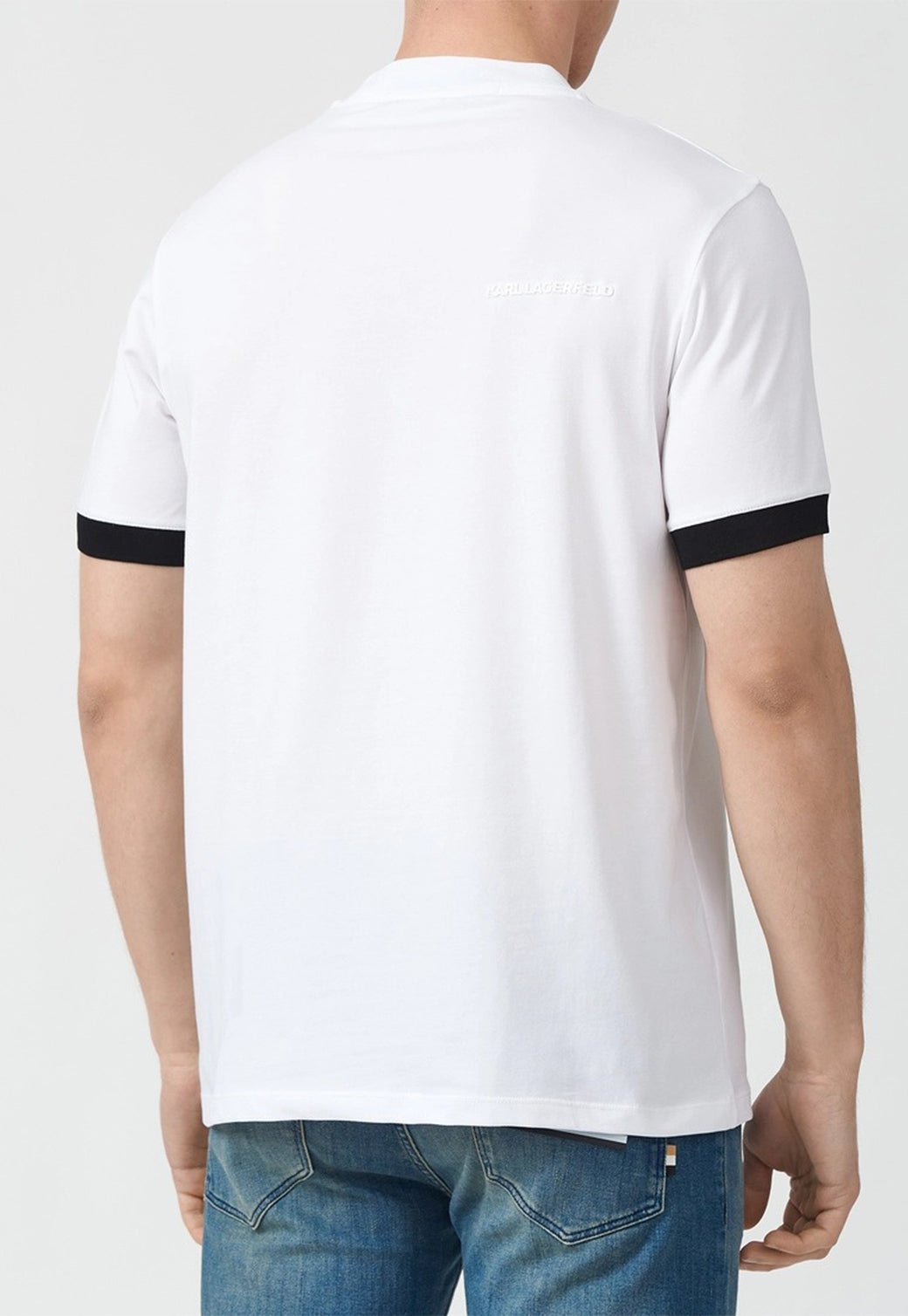 טי שירט קצרה Crewneck לגברים - Karl Lagerfeld