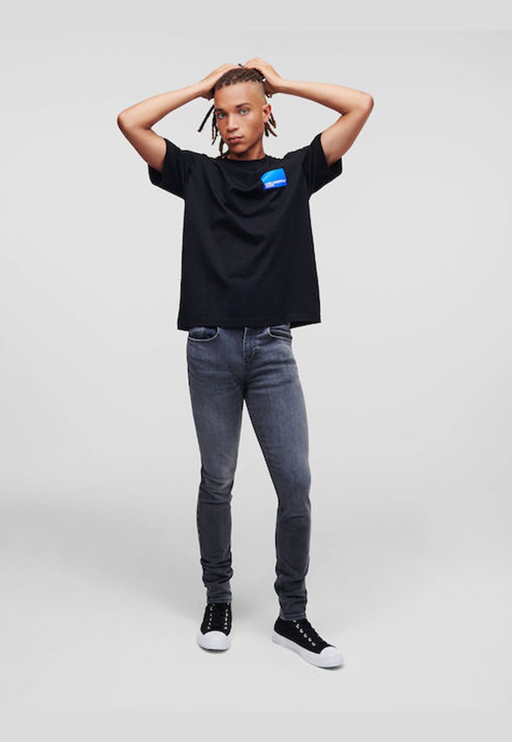 טי שירט קצרה Logo Tee גברים - Karl Lagerfeld