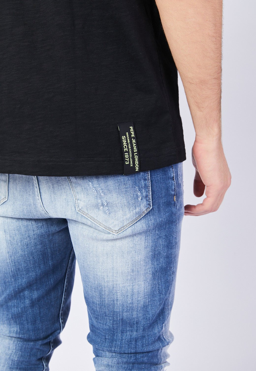 טי שירט קצרה עם הדפס - Pepe Jeans