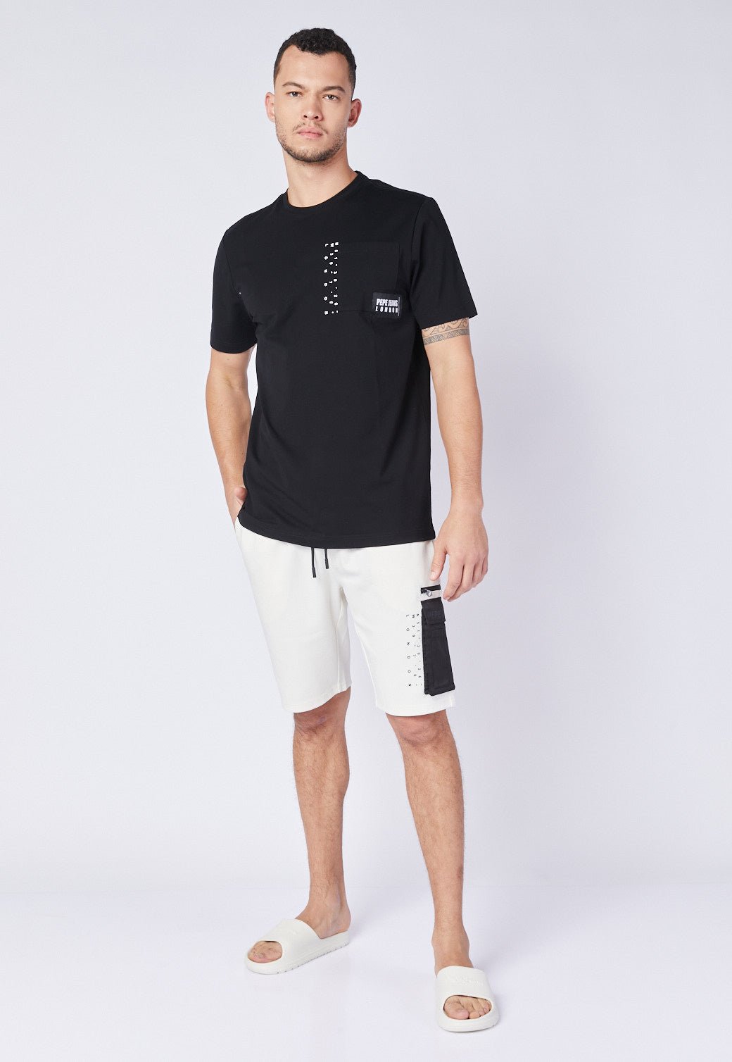 טי שירט קצרה עם הדפס - Pepe Jeans