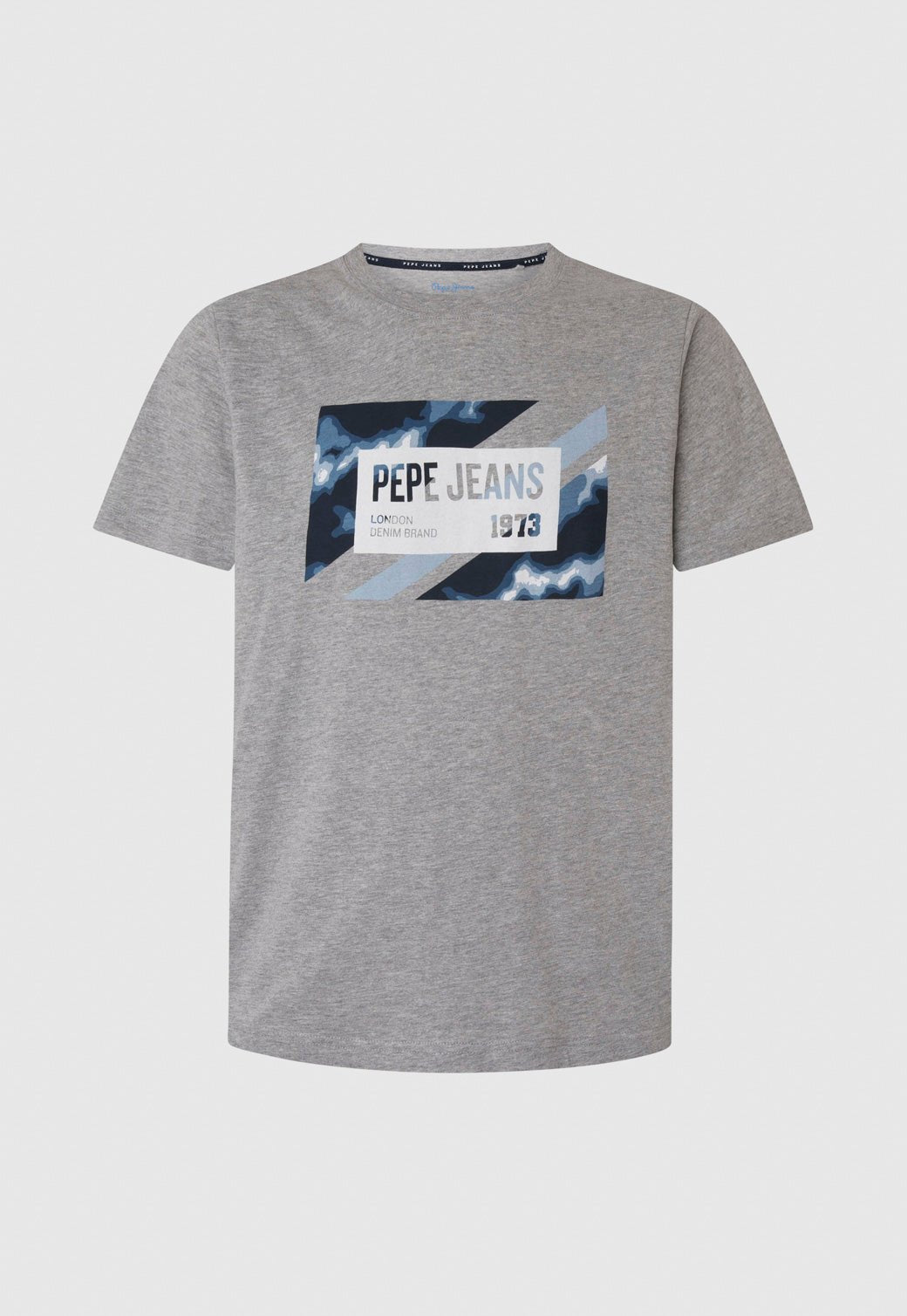 טי שירט קצרה עם הדפס בחזית - Pepe Jeans