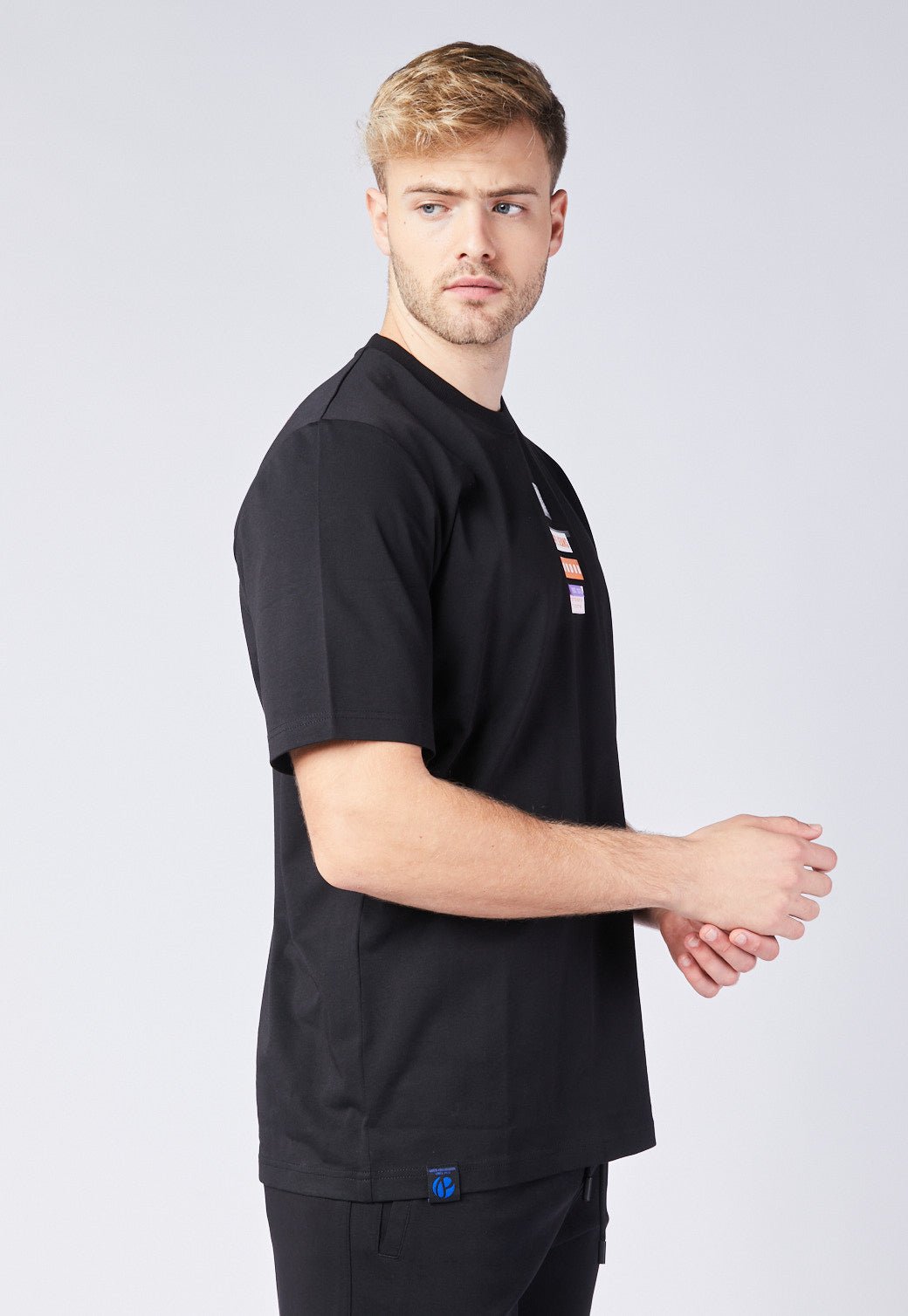 טי שירט קצרה עם הדפס תווית - Pepe Jeans