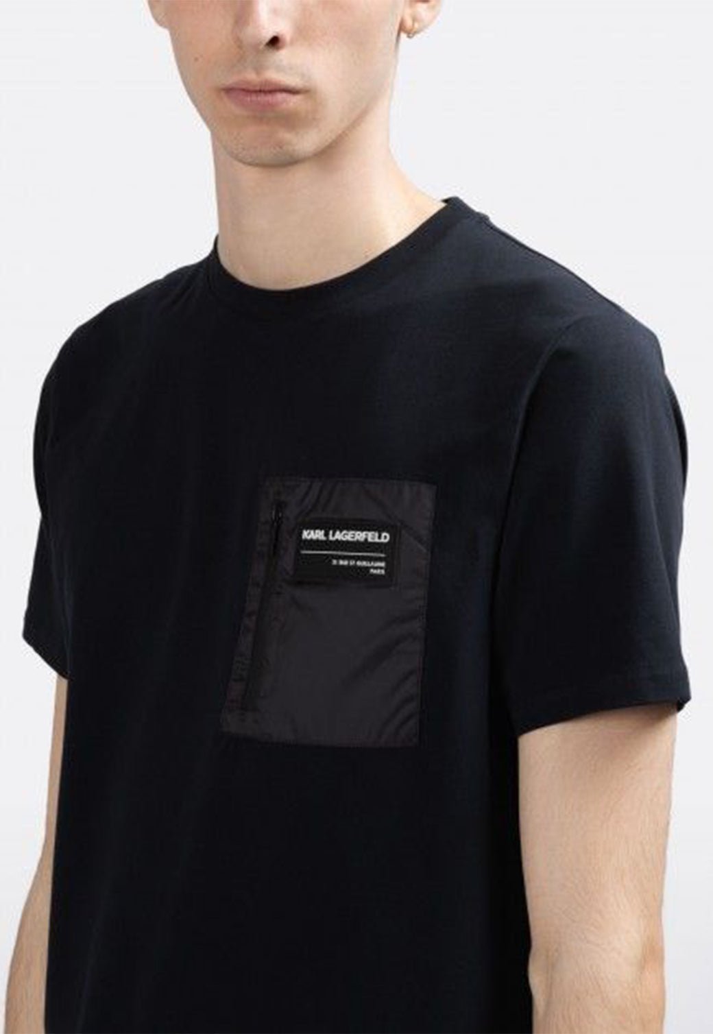 טי שירט קצרה Pocket לגברים - Karl Lagerfeld