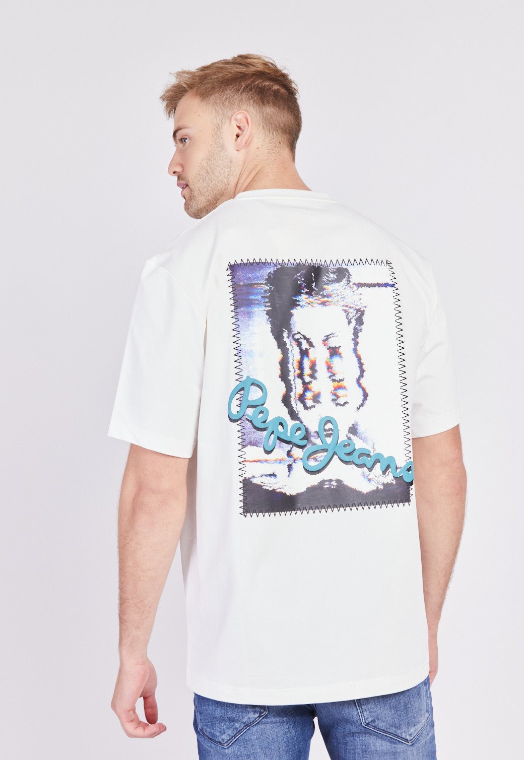 טי שירט עם לוגו גברים - Pepe Jeans