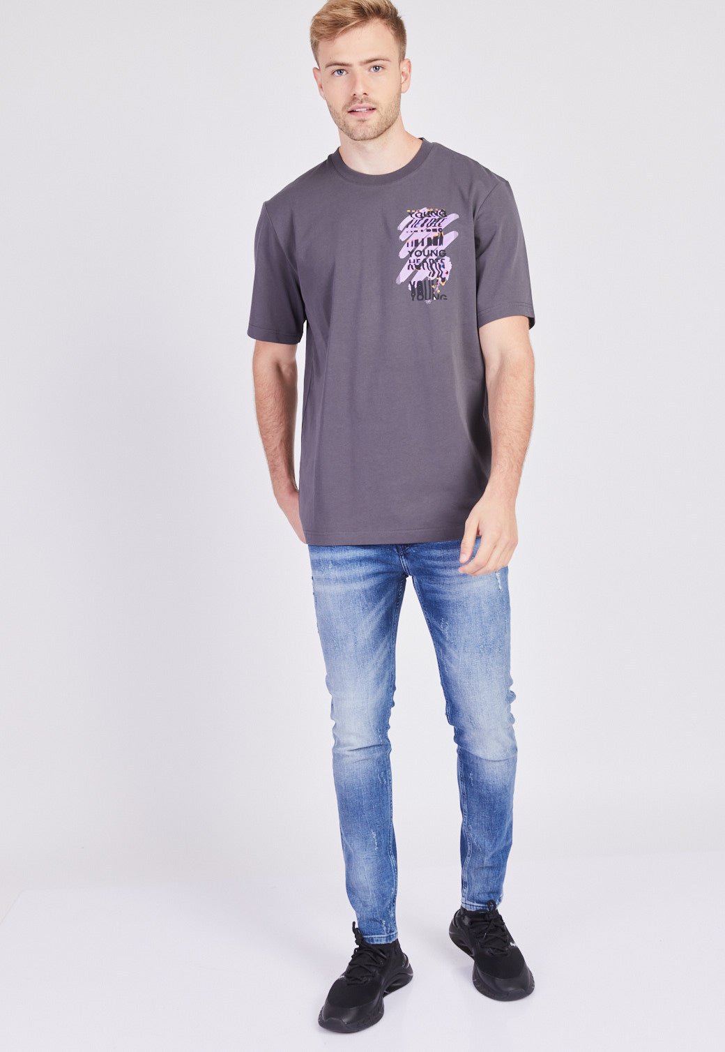 טי שירט עם לוגו גברים - Pepe Jeans