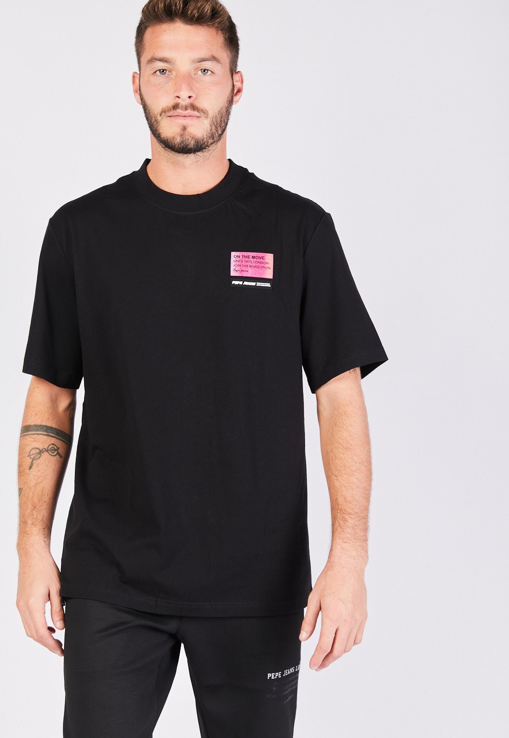 טי שירט עם לוגו לגברים - Pepe Jeans