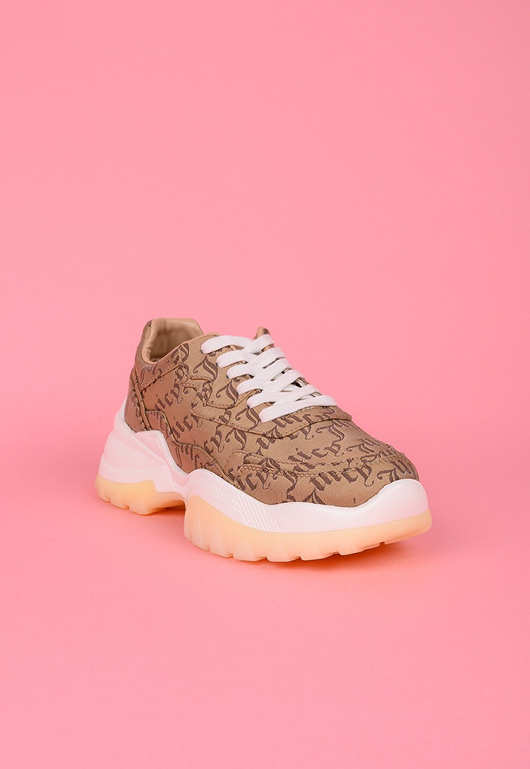 INA JACQUARD TRAINER JCFTR222006 WARM TAUPE 116 - Juicy Couture