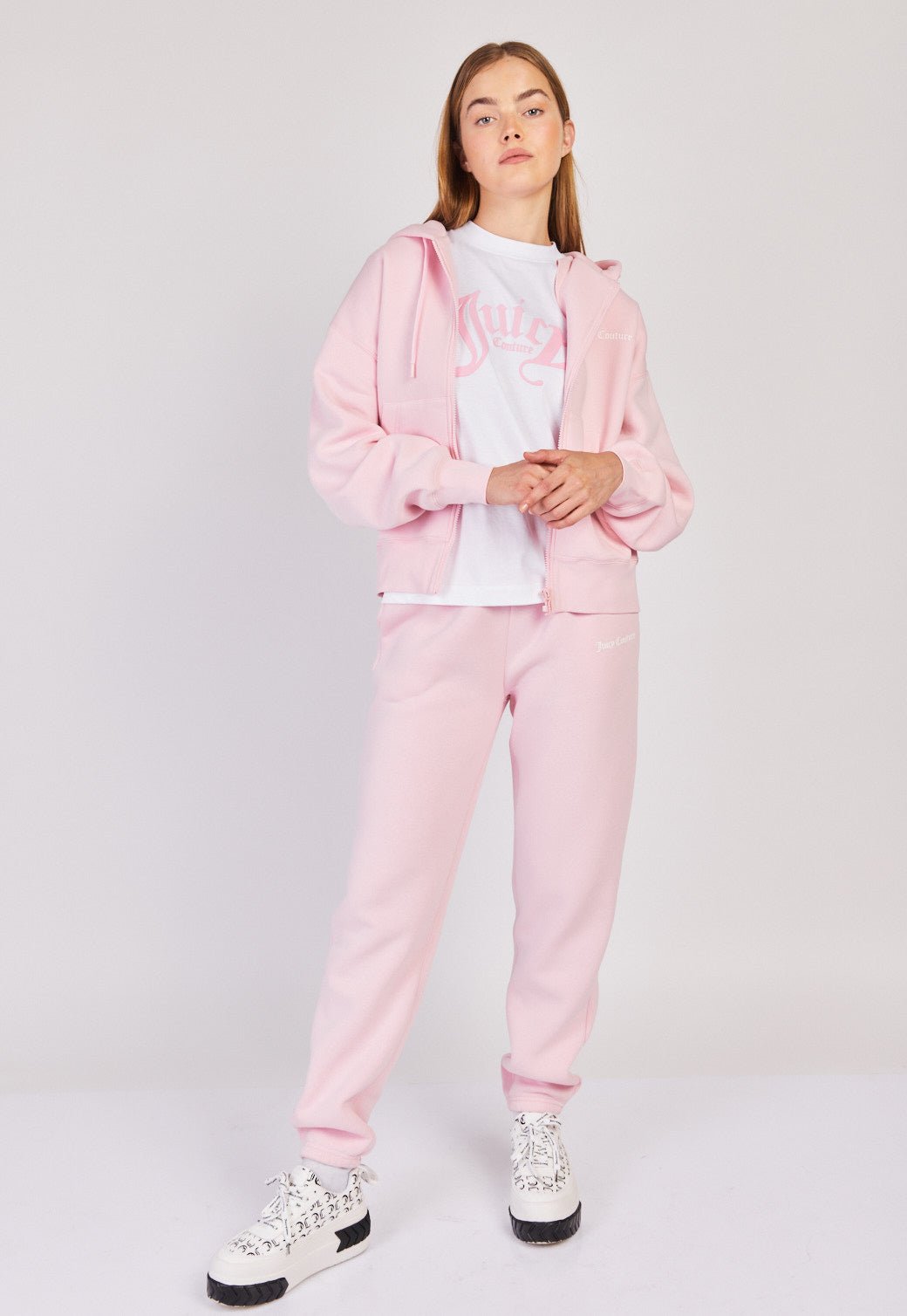 קפוצ'ון עם לוגו נשים - Juicy Couture
