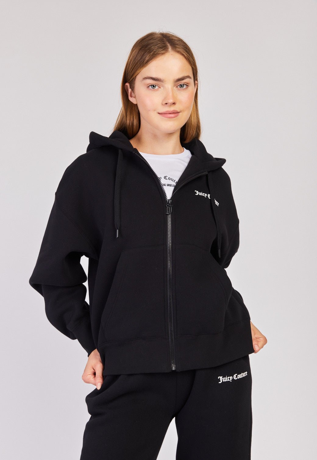 קפוצ'ון עם לוגו נשים - Juicy Couture