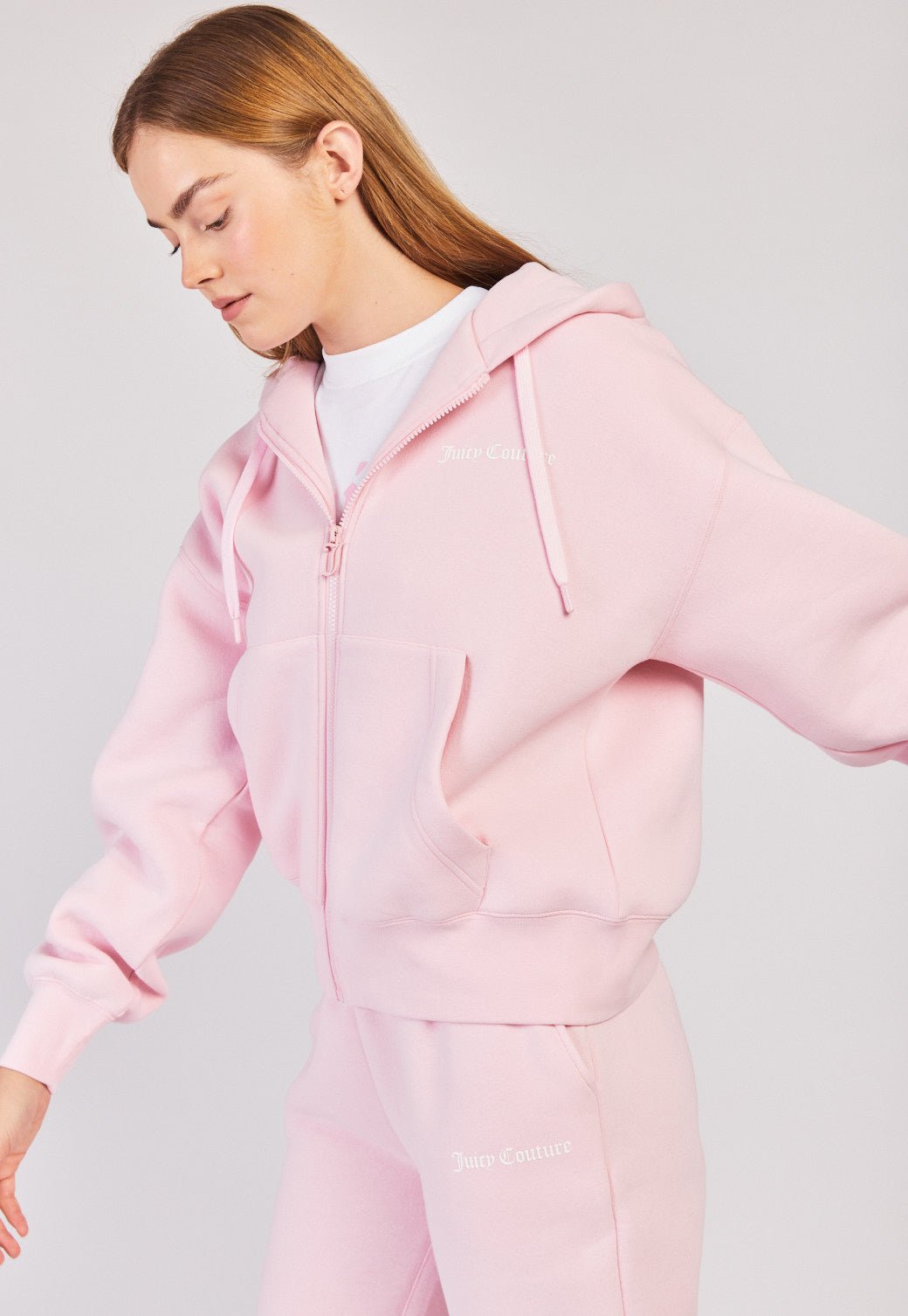 קפוצ'ון עם לוגו נשים - Juicy Couture