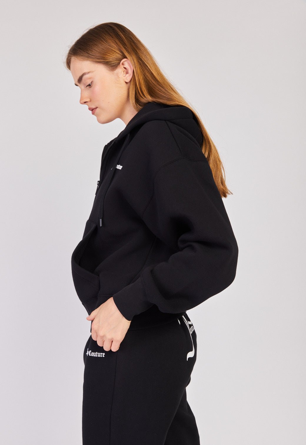 קפוצ'ון עם לוגו נשים - Juicy Couture