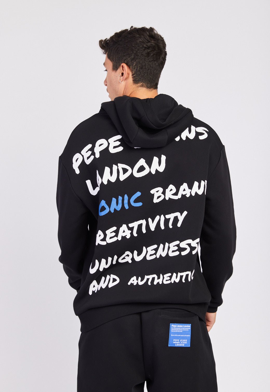 חליפת פוטר שני חלקים לוגו כחול לגברים - Pepe Jeans