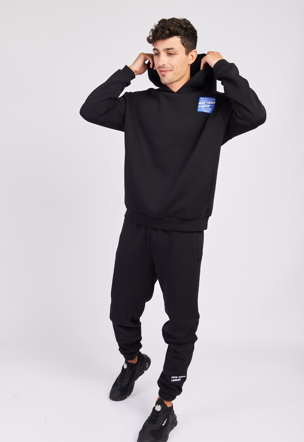 חליפת פוטר שני חלקים לוגו כחול לגברים - Pepe Jeans