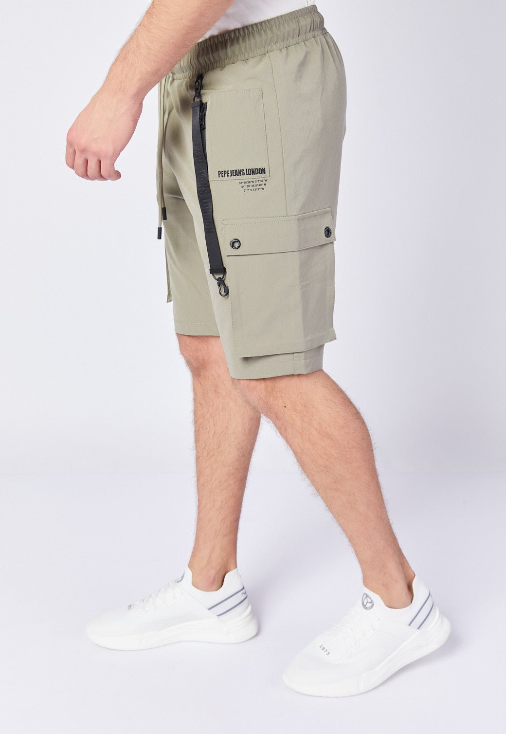 מכנסי ברמודה קצרים מניילון - Pepe Jeans
