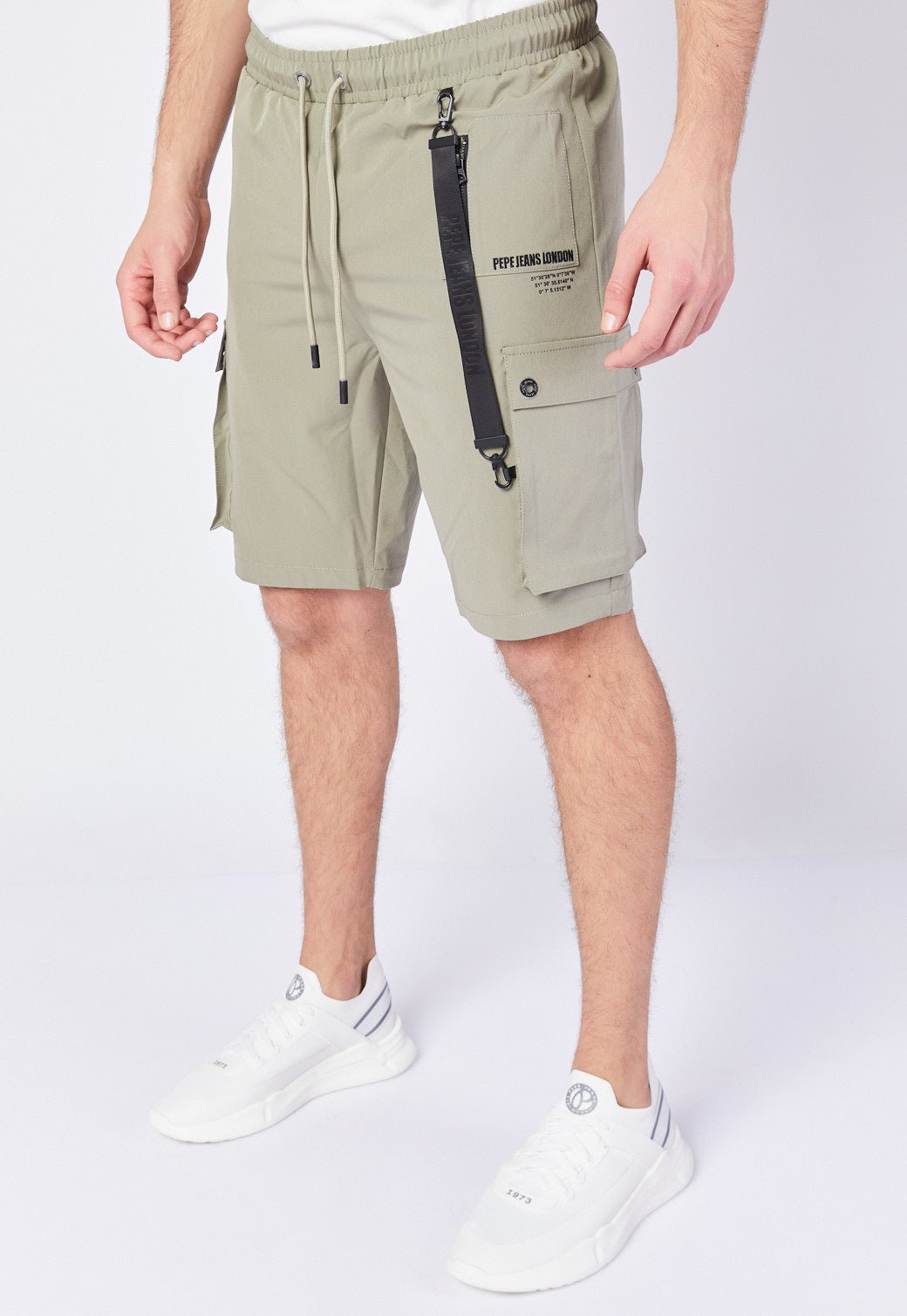 מכנסי ברמודה קצרים מניילון - Pepe Jeans