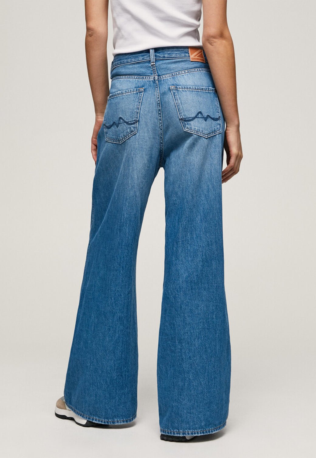 מכנסי ג'ינס Wide Leg ג'יימי נשים - Pepe Jeans