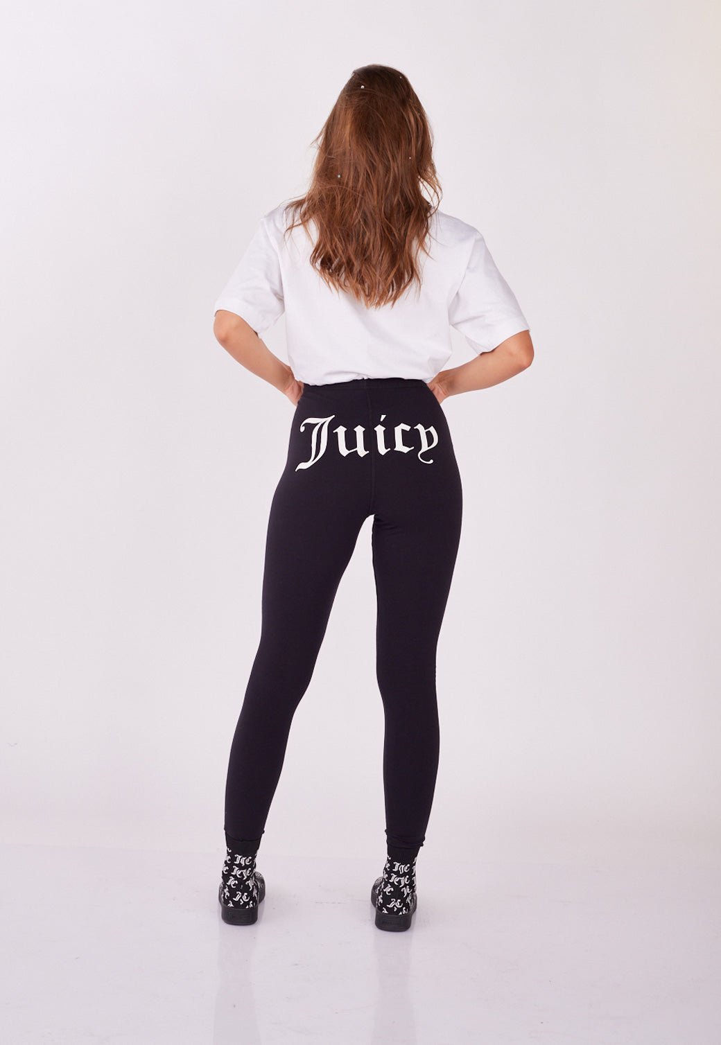 מכנסי טייץ ארוכים עם לוגו נשים - Juicy Couture