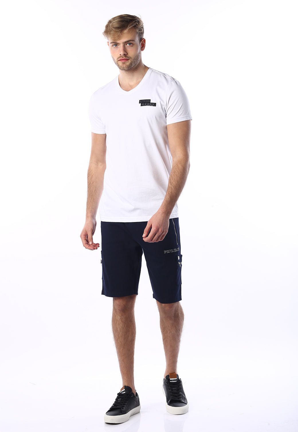 מכנסי טרנינג ברמודה עם כיסים ג'זיאל גברים - Pepe Jeans