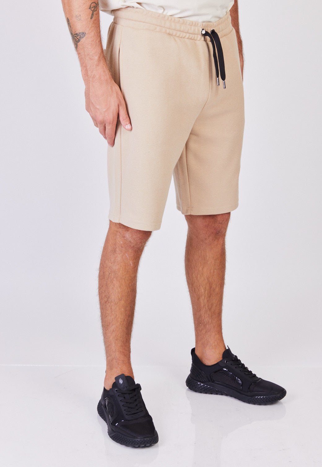 מכנסי טרנינג ברמודה עם סמל נמר לגברים - Ed Hardy