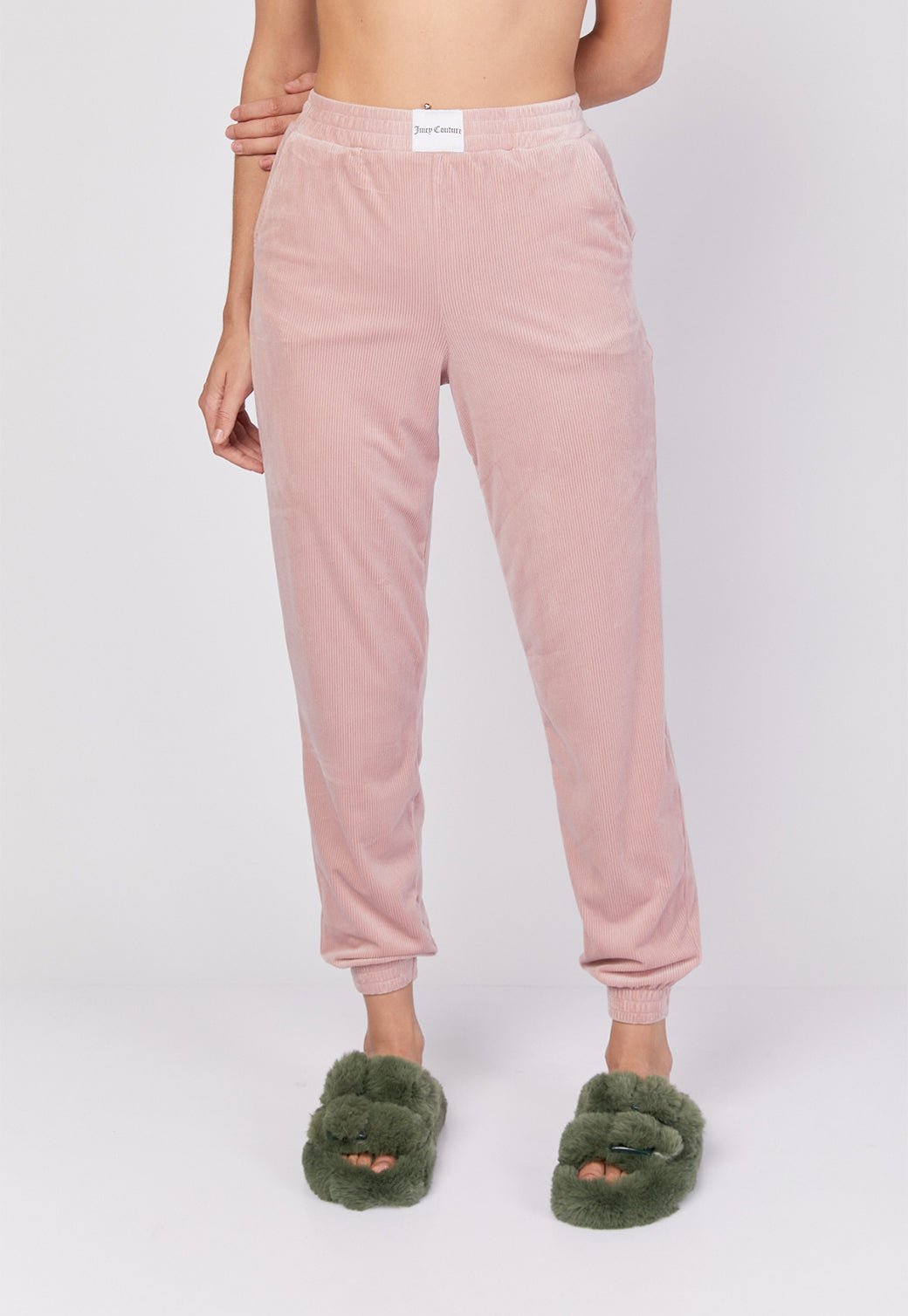 מכנסי טרנינג קטיפה Branded נשים - Juicy Couture