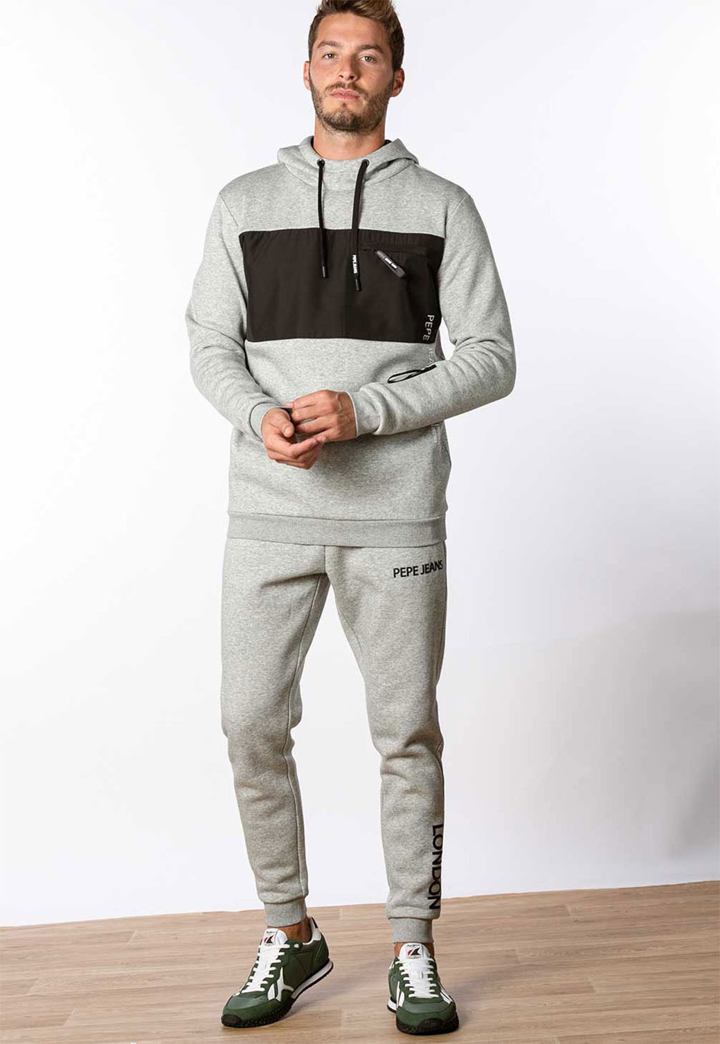מכנסי טרנינג עם לוגו לגברים - Pepe Jeans