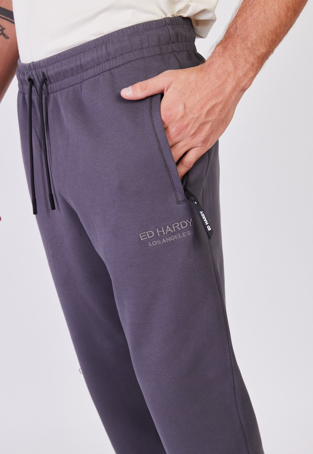 מכנסיים ארוכים עם לוגו לגברים - Ed Hardy