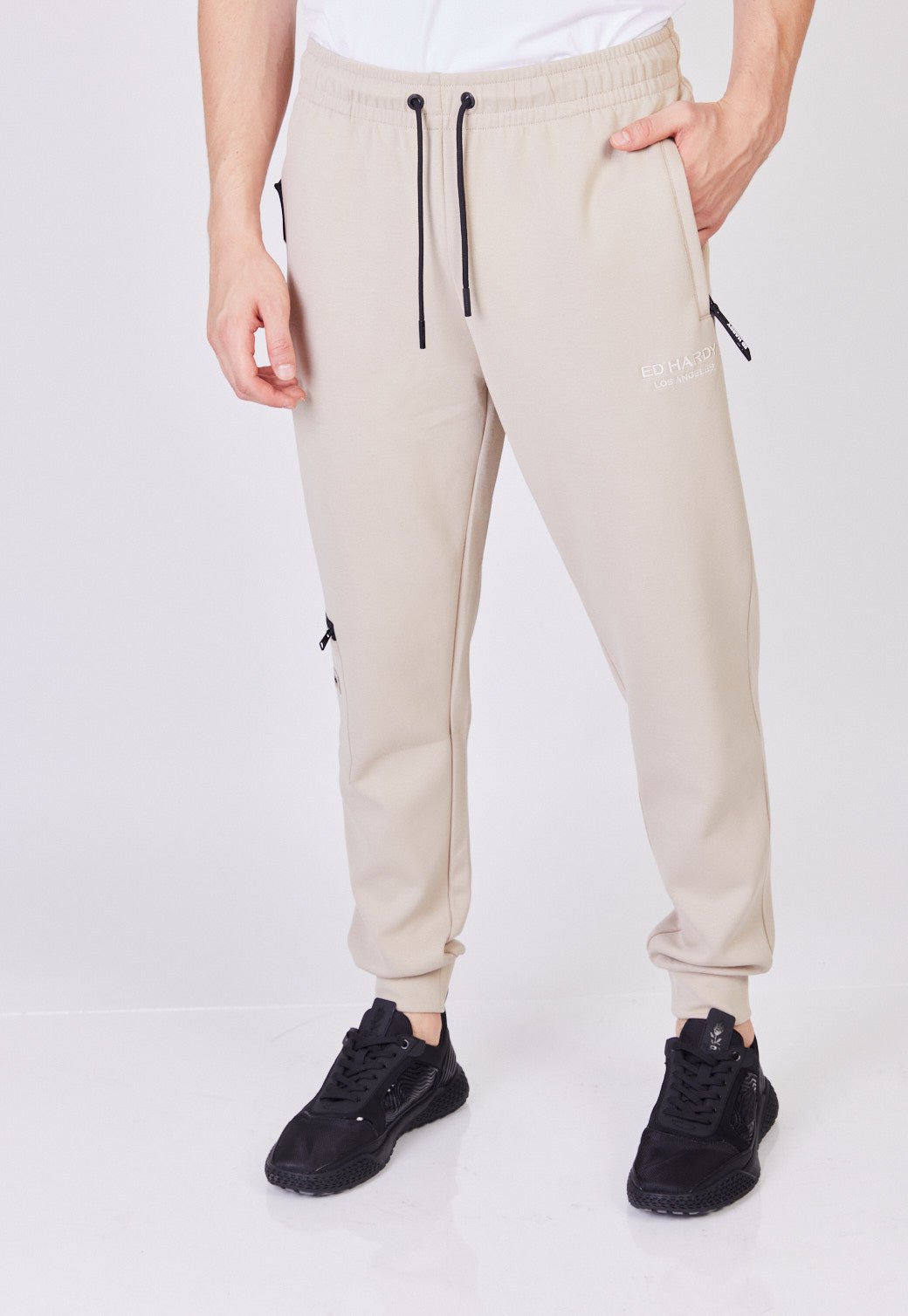 מכנסיים ארוכים עם לוגו לגברים - Ed Hardy