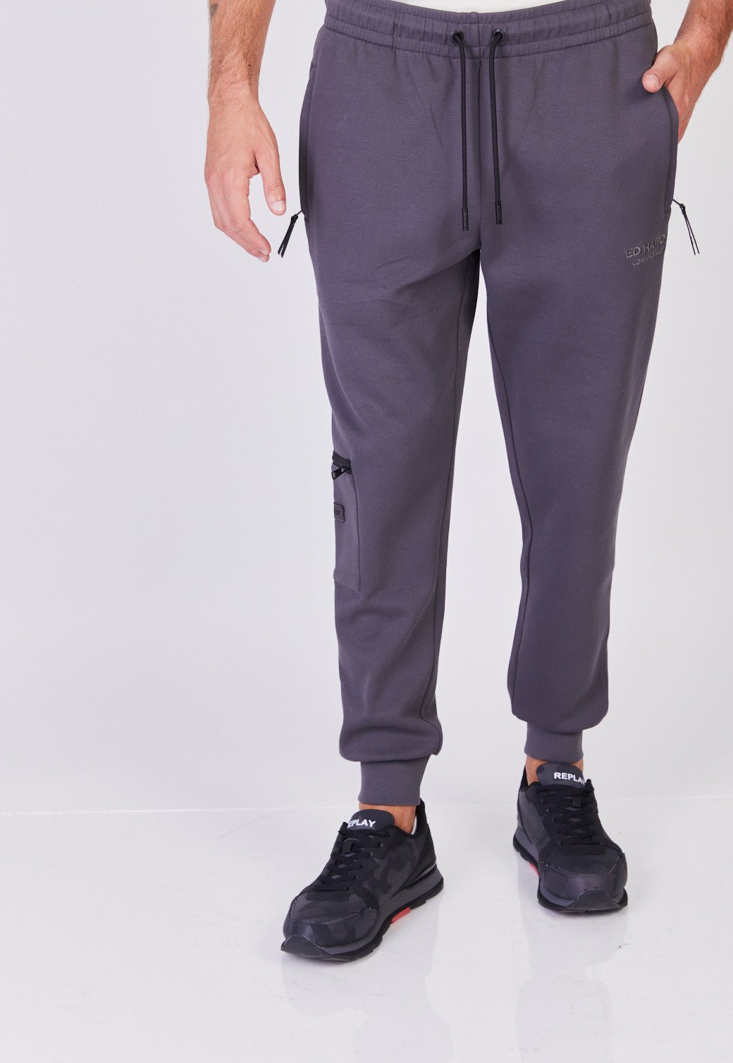 מכנסיים ארוכים עם לוגו לגברים - Ed Hardy