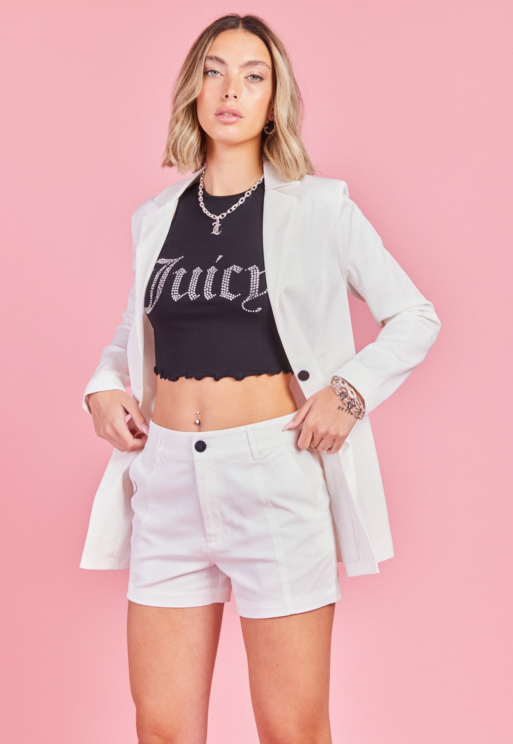 מכנסיים קצרים מחוייטים לנשים - Juicy Couture