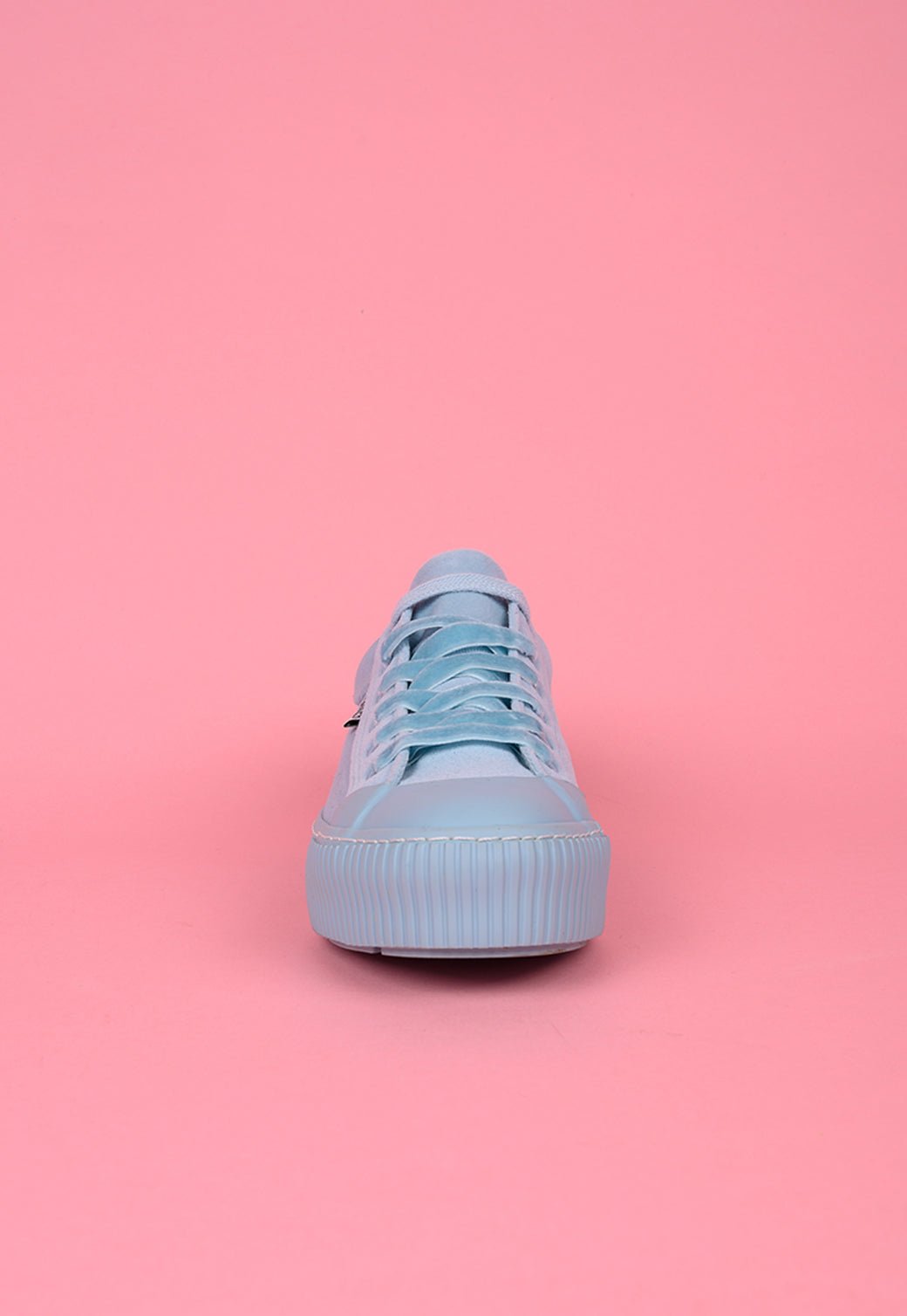 נעלי סניקרס פלטפורמה מבד קטיפה - Juicy Couture