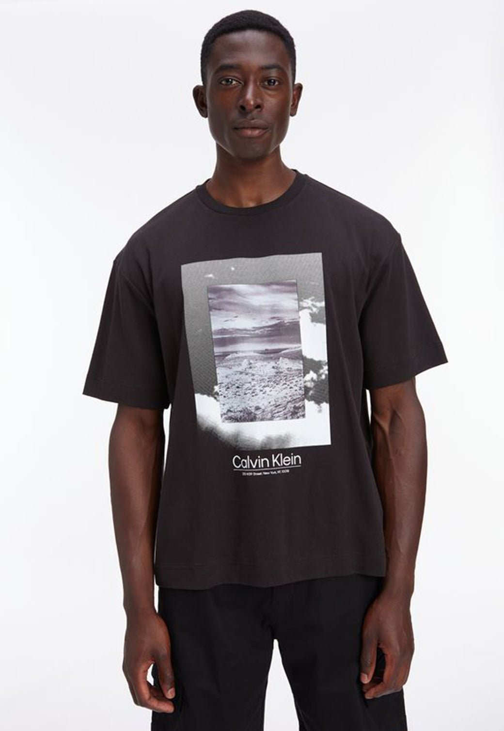 RCHIVE PHOTO PRINT MC T-SHIRT Ck Black 893627103 - Calvin Klein