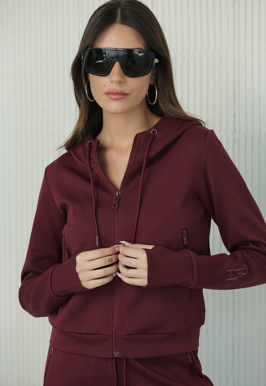 סווטשירט קפוצ'ון Carla נשים - Steve Madden