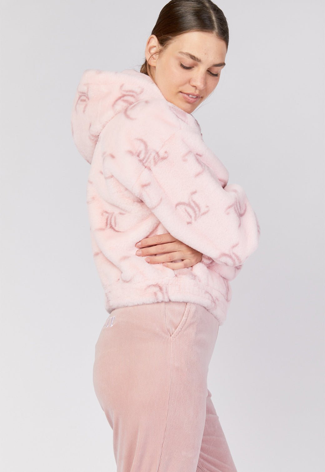 סווטשירט קפוצ'ון Fux Fur נשים - Juicy Couture