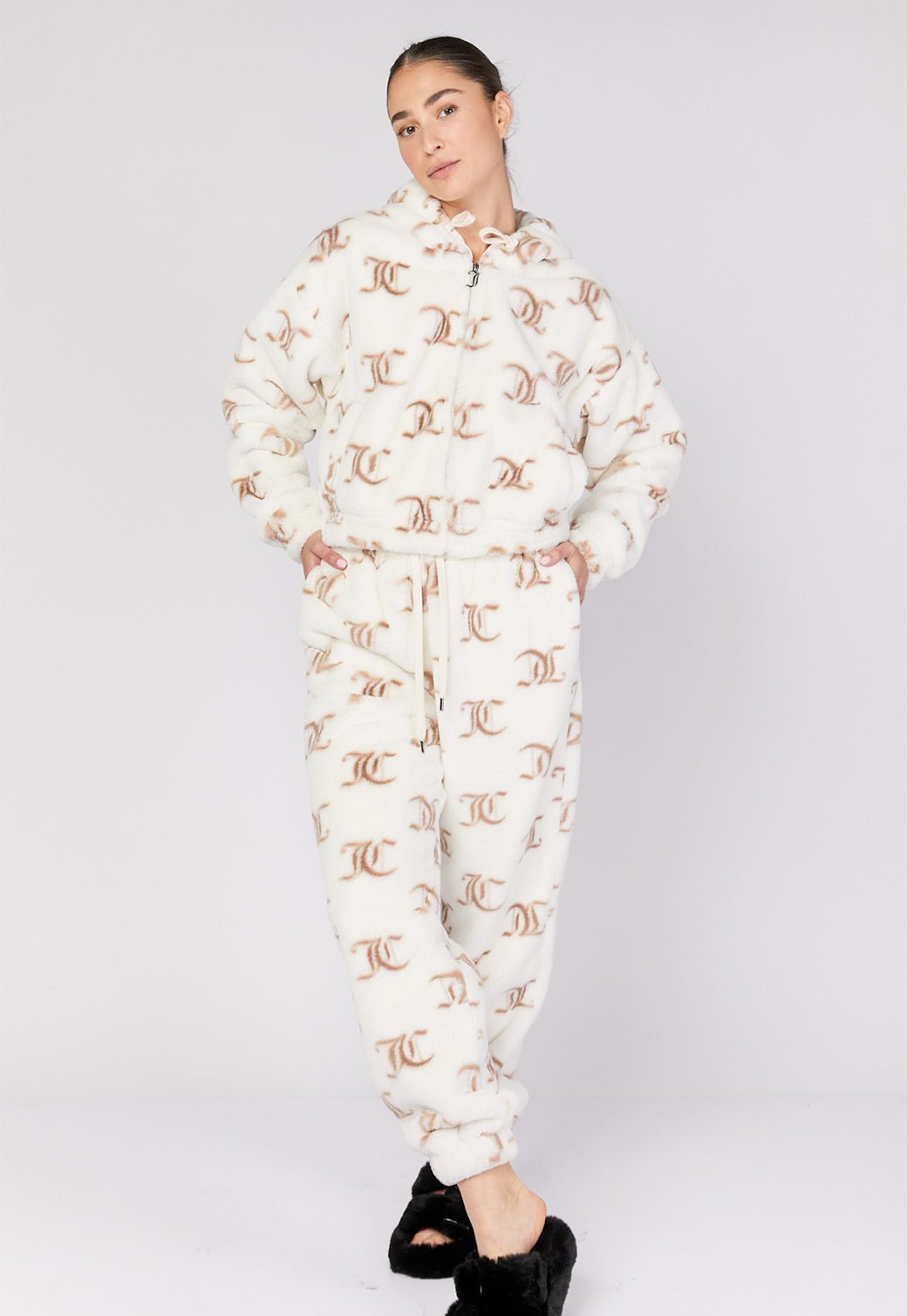 סווטשירט קפוצ'ון Fux Fur נשים - Juicy Couture