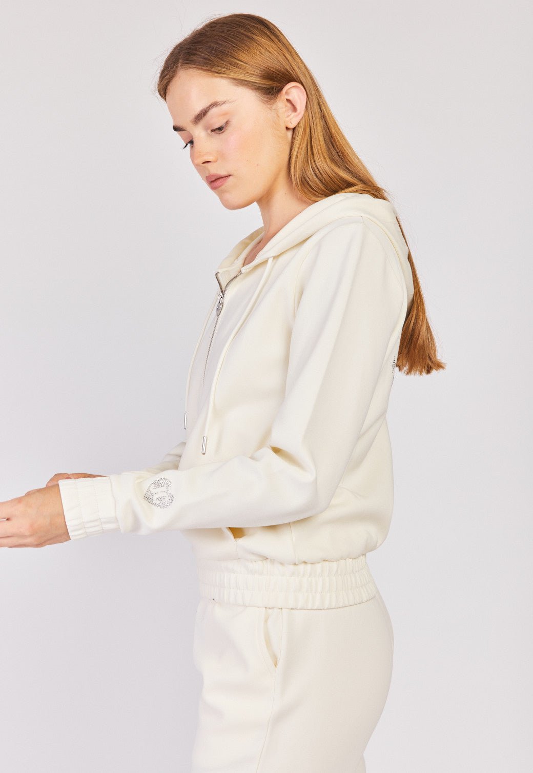 סווטשירט קפוצ'ון Heart נשים - Juicy Couture