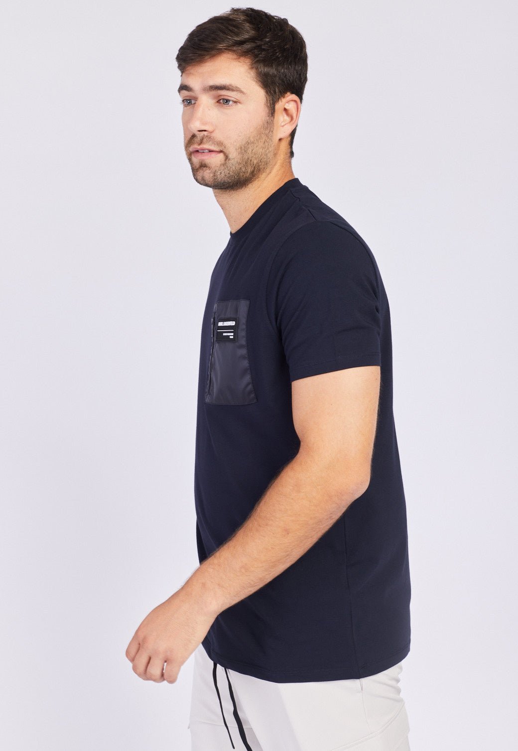 T-SHIRT CREWNECK 755082-531221 MIDNIGHT BLUE 690 - Karl Lagerfeld