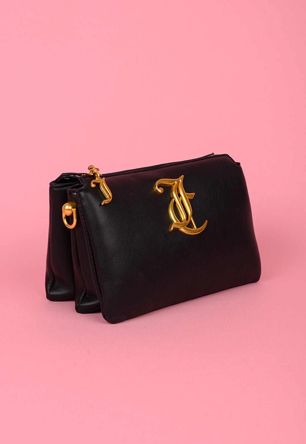 תיק קרוסבודי עם תאים מרוכסנים - Juicy Couture