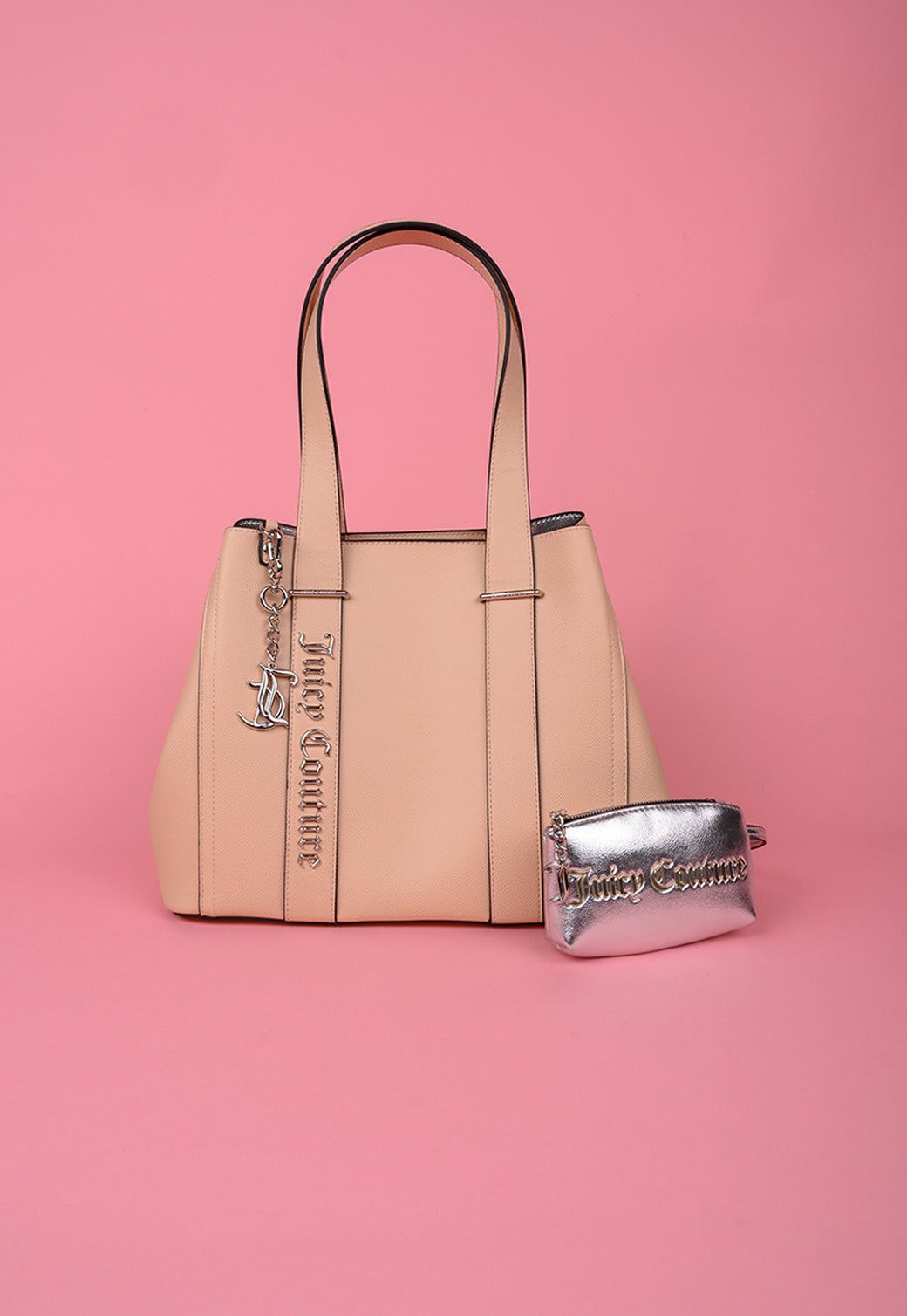 תיק נשיאה עם לוגו מטאלי - Juicy Couture