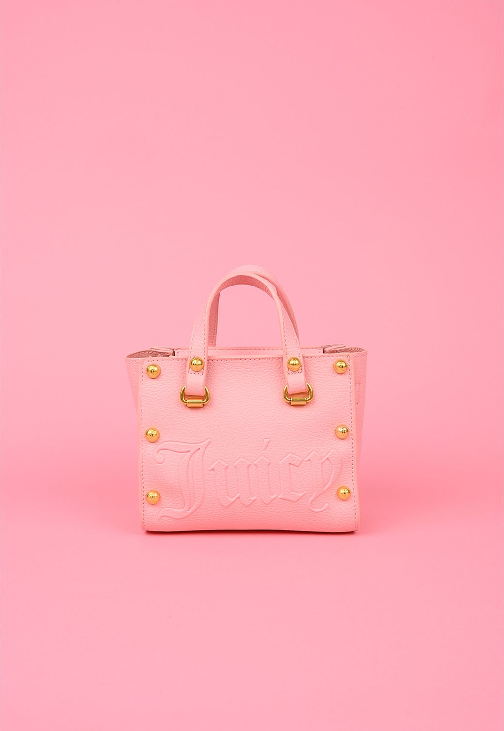 תיק נשיאה עם ניטים ורצועה נשלפת - Juicy Couture