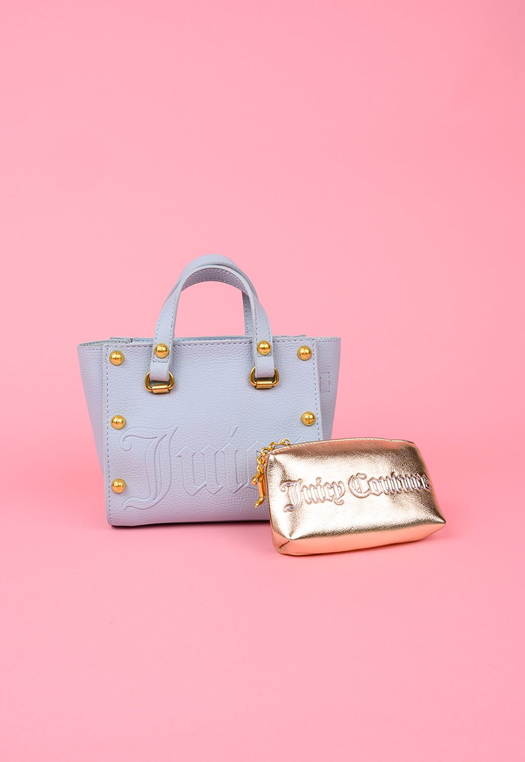 תיק נשיאה עם ניטים ורצועה נשלפת - Juicy Couture