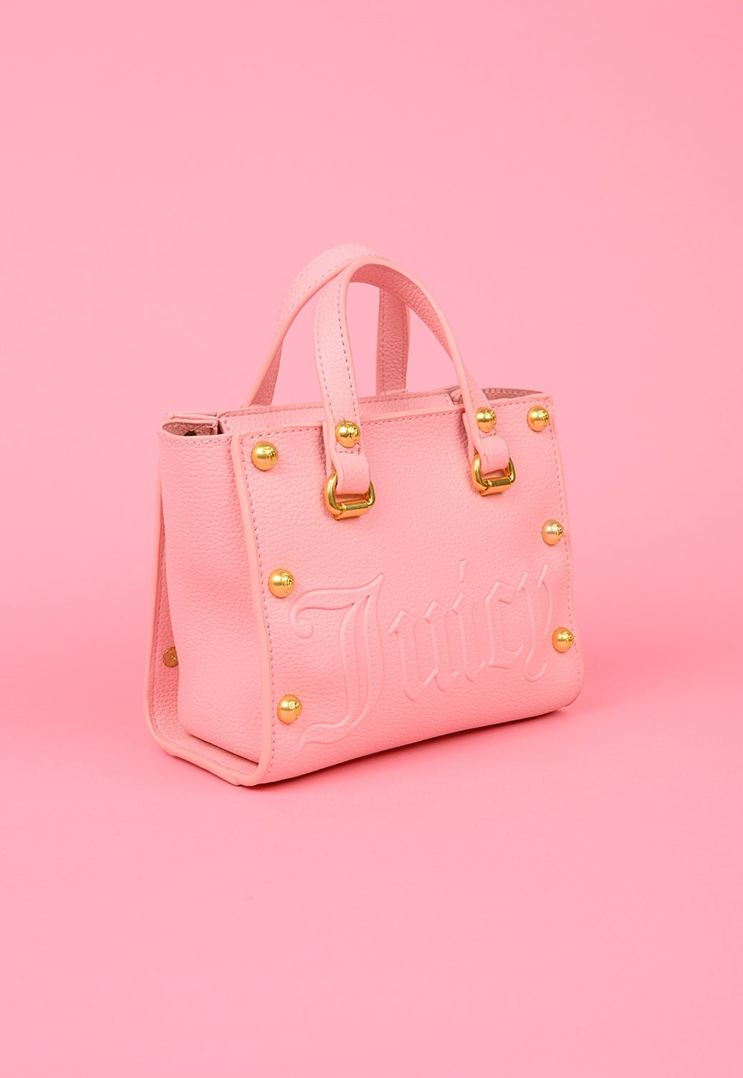 תיק נשיאה עם ניטים ורצועה נשלפת - Juicy Couture