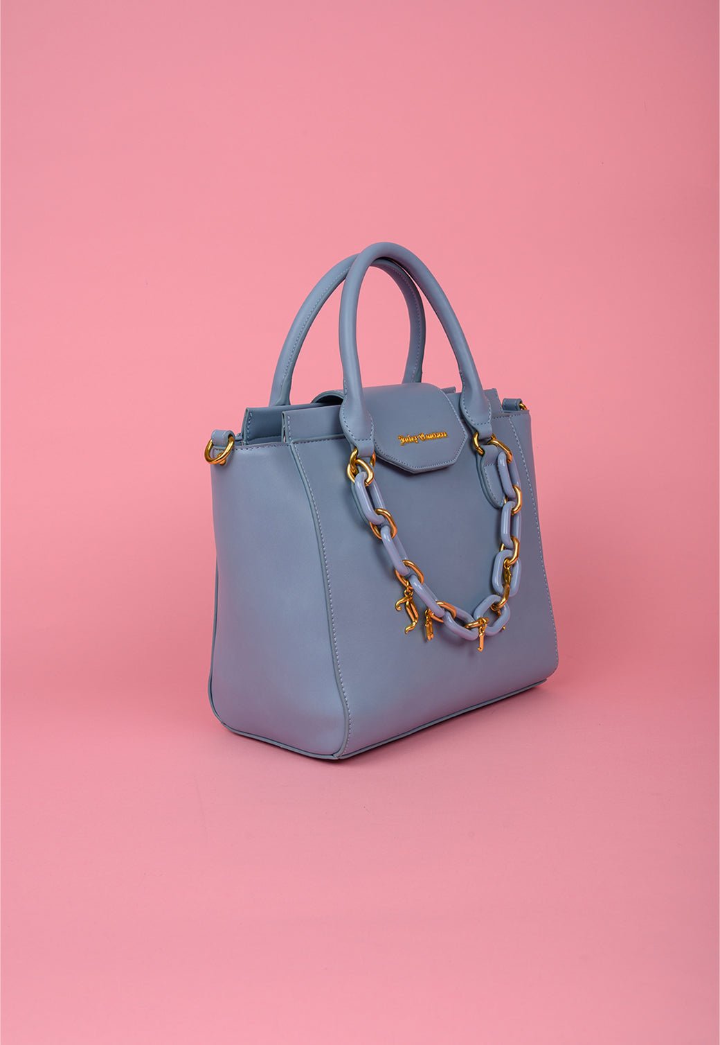 תיק נשיאה עם רצועה נשלפת ושרשרת - Juicy Couture