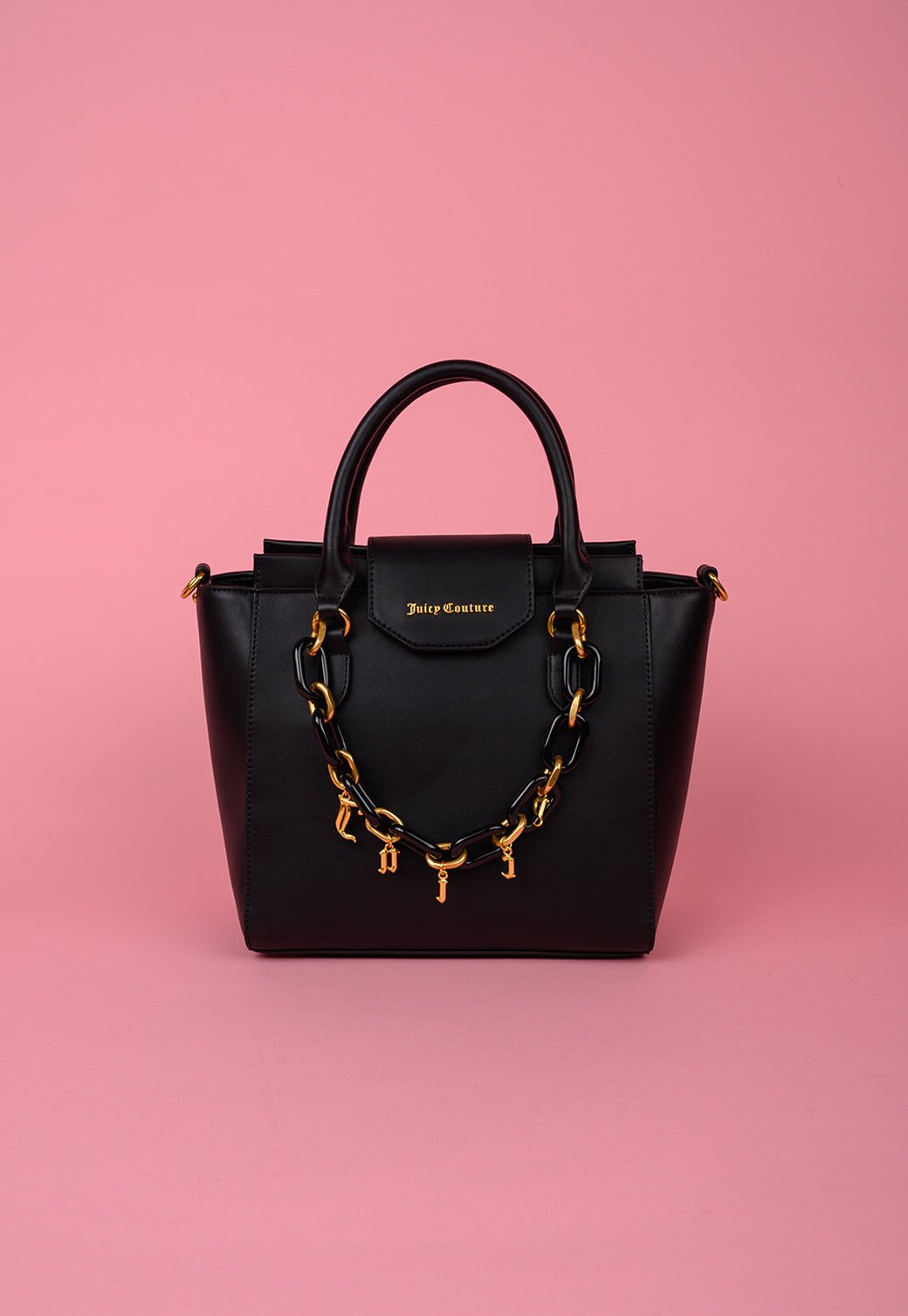 תיק נשיאה עם רצועה נשלפת ושרשרת - Juicy Couture