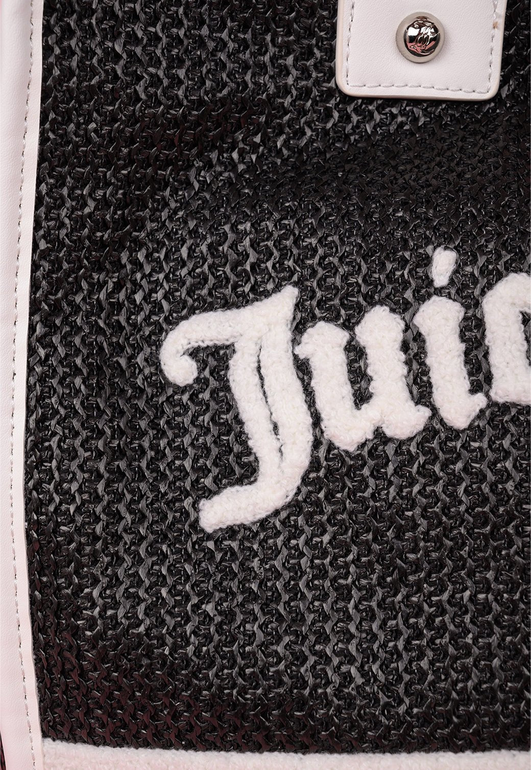 תיק שופינג גדול מבד רפיה - Juicy Couture