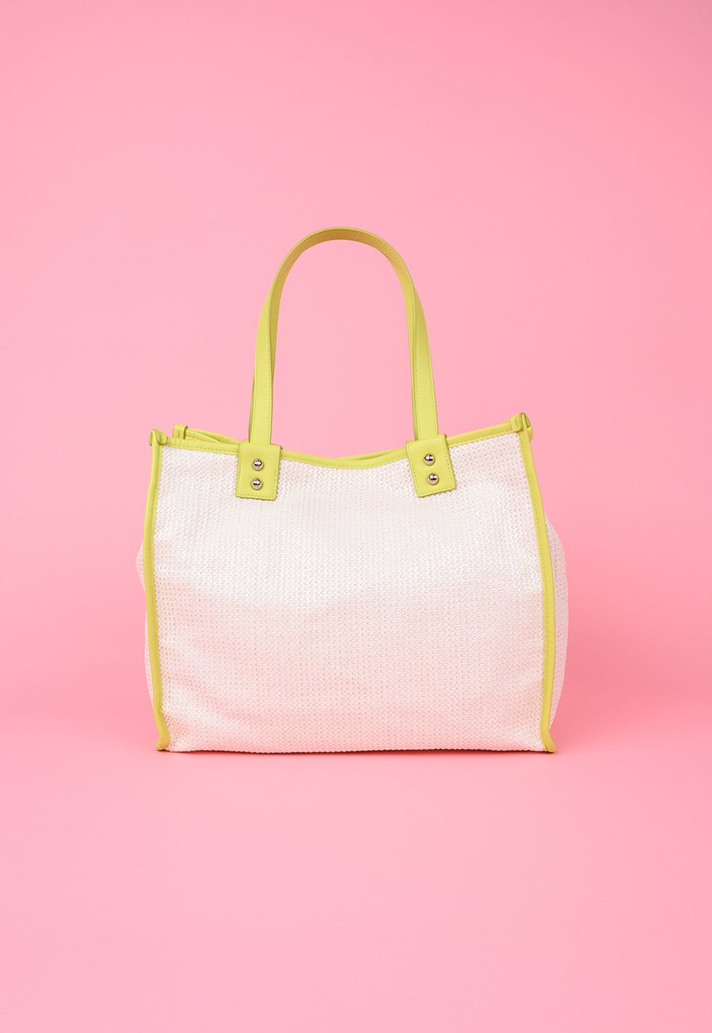 תיק שופינג גדול מבד רפיה - Juicy Couture