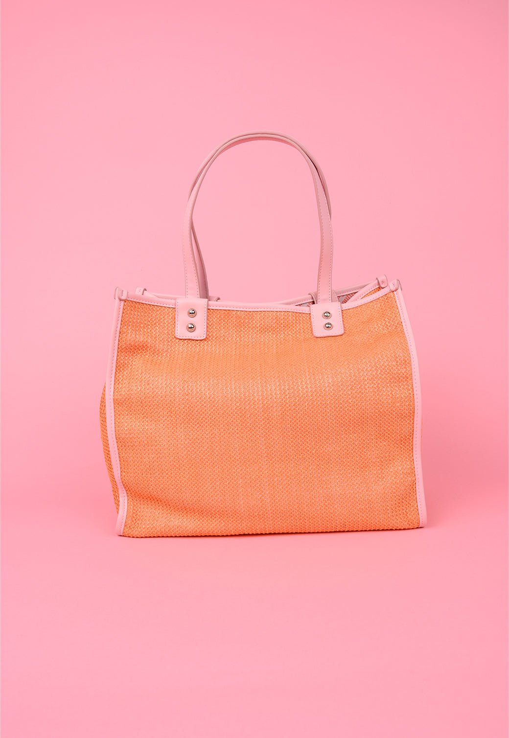 תיק שופינג גדול מבד רפיה - Juicy Couture