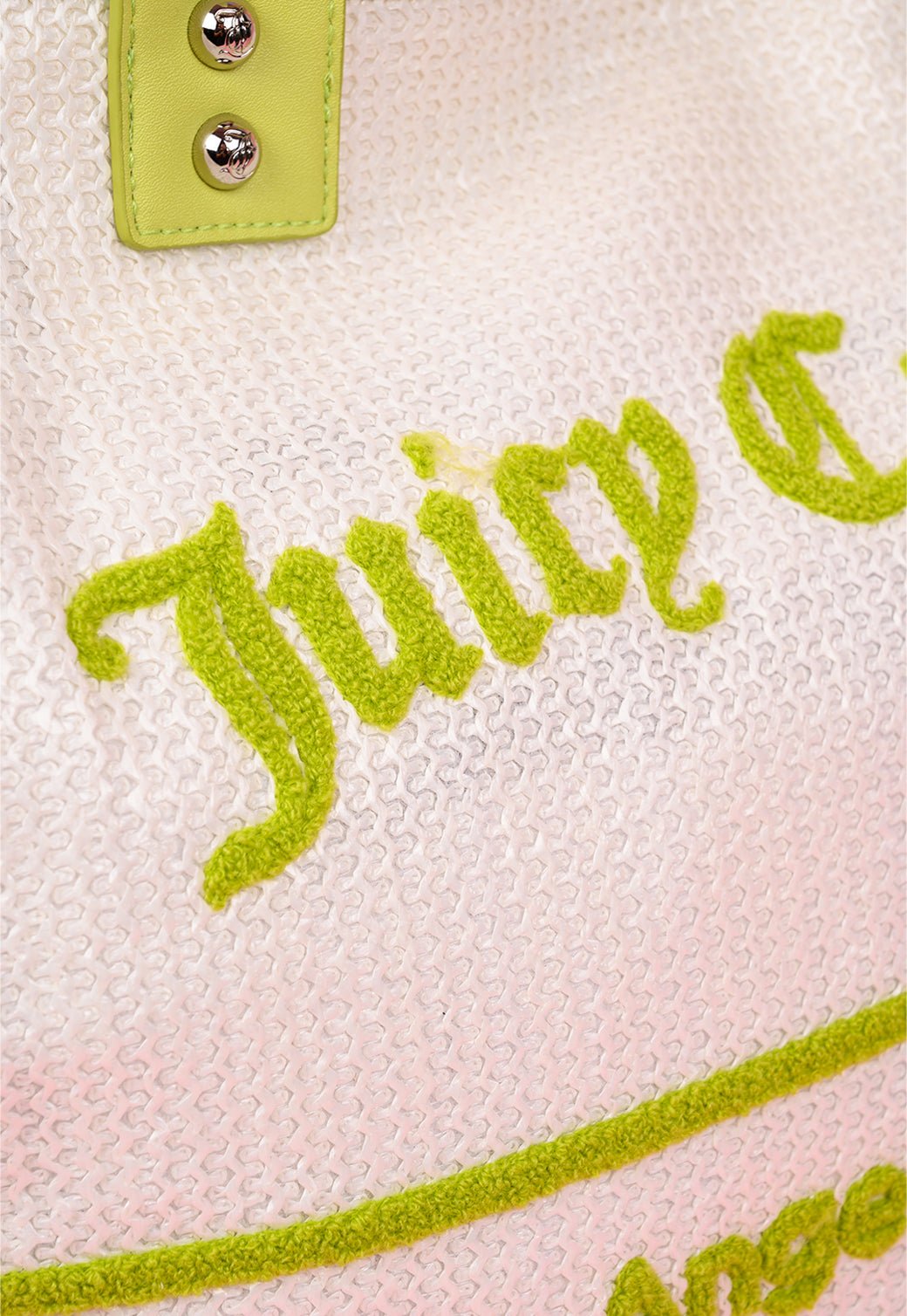 תיק שופינג גדול מבד רפיה - Juicy Couture