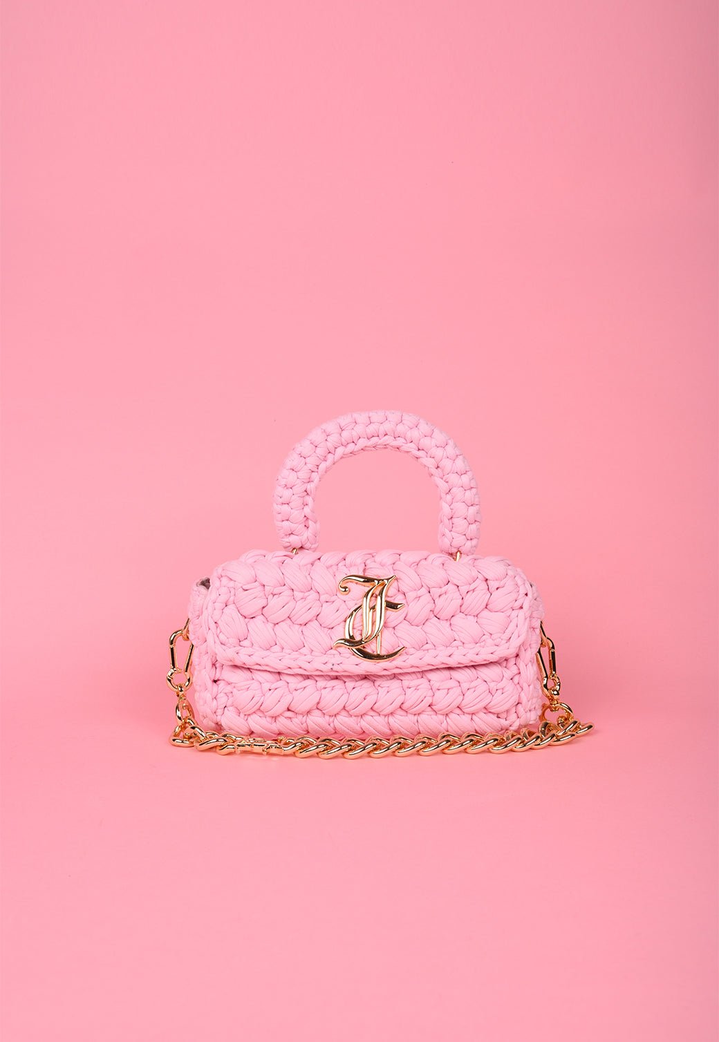 תיק כתף סרוג עם שרשרת - Juicy Couture