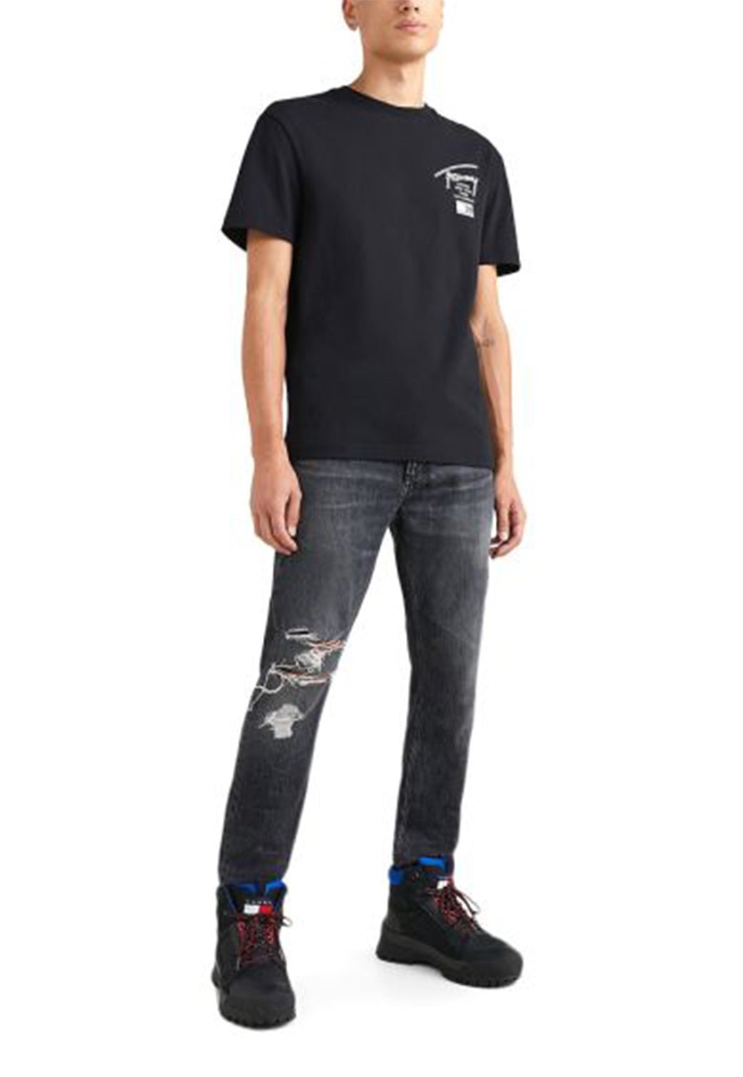 TJM CLSC AOP LOGO TEE 991215153 - Tommy Hillfiger