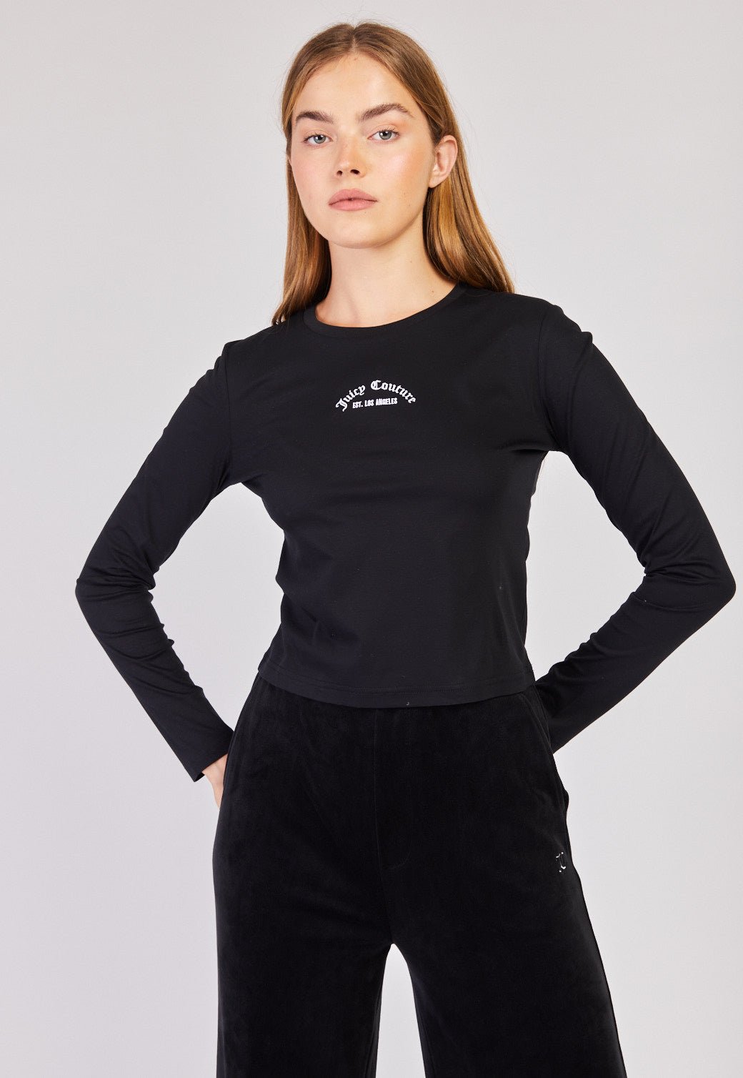 חולצה עם לוגו נשים - Juicy Couture
